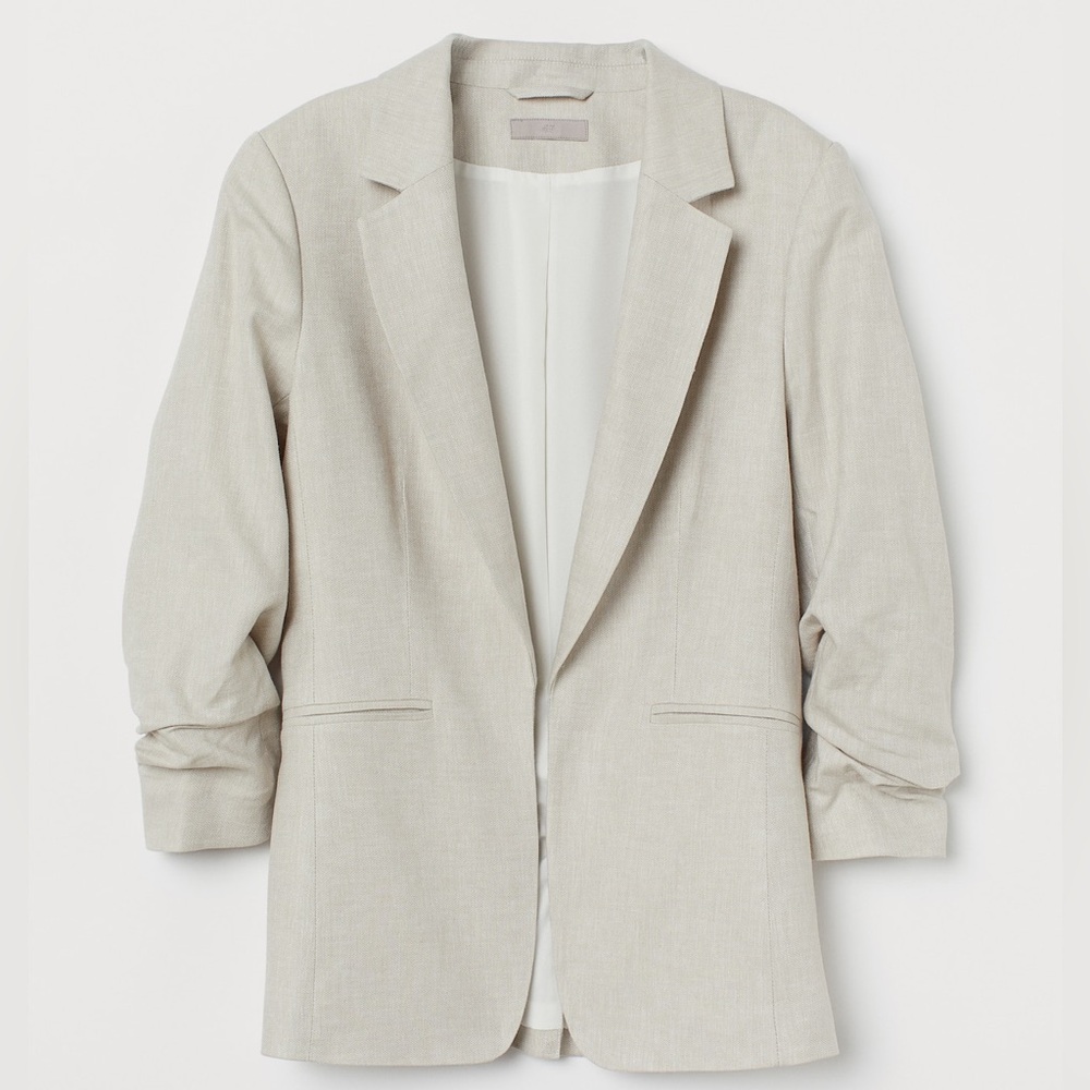 NWT! H&M Light Beige Women's Blazer, size XS